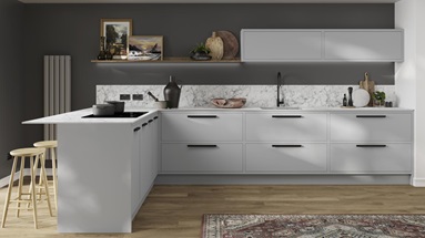 Hockley Super Matt Dove Grey In-Frame Main Set Shot