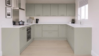 Hockley Super Matt Sandstone In-Frame EKES U-Shape