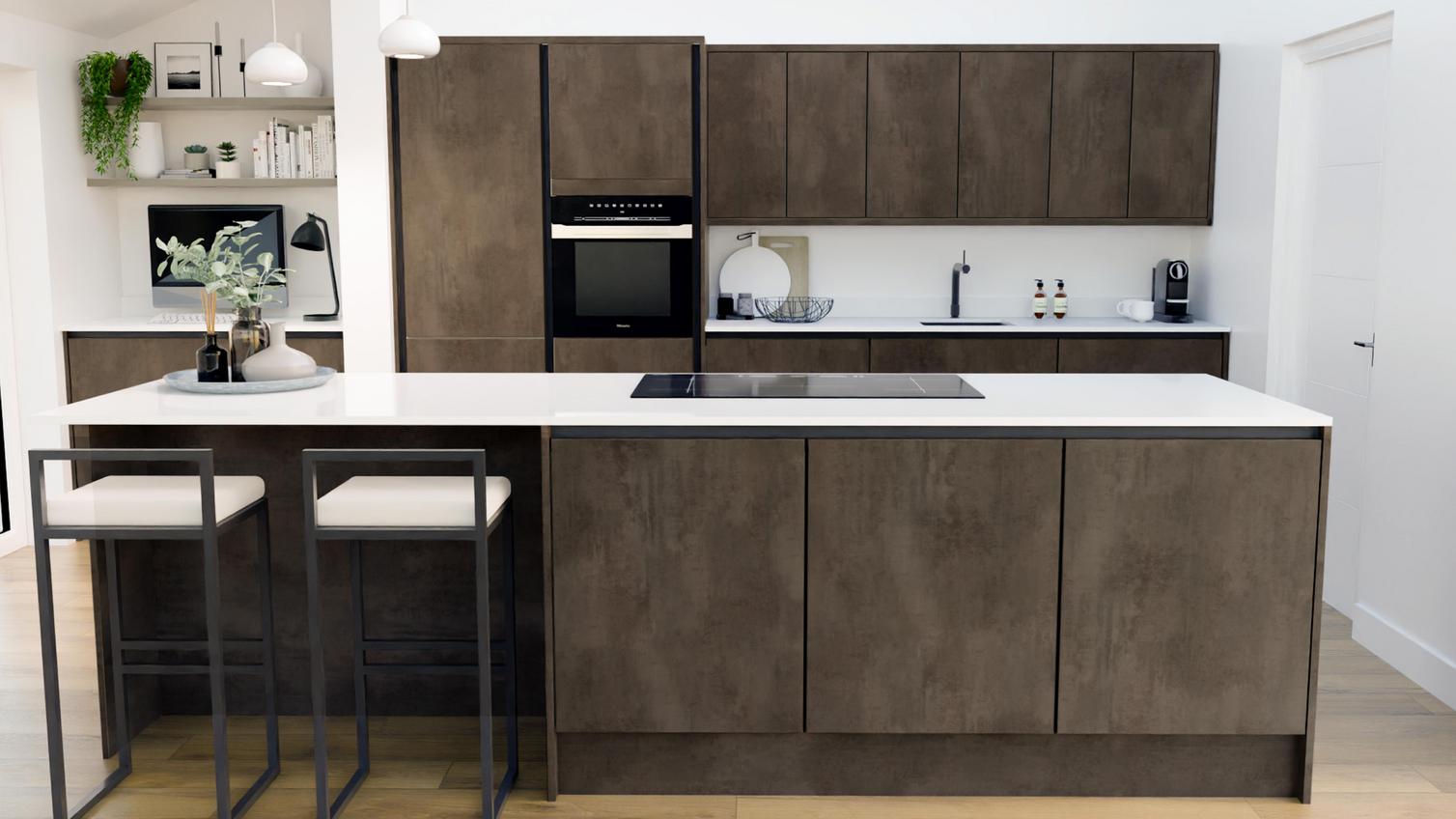 Hockley Darkstone Linear EKES Island