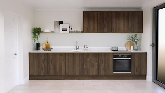 Hockley Textures Walnut HL Single Wall