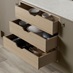 Hockley Super Matt Sand Grey Timber Drawers Additional
