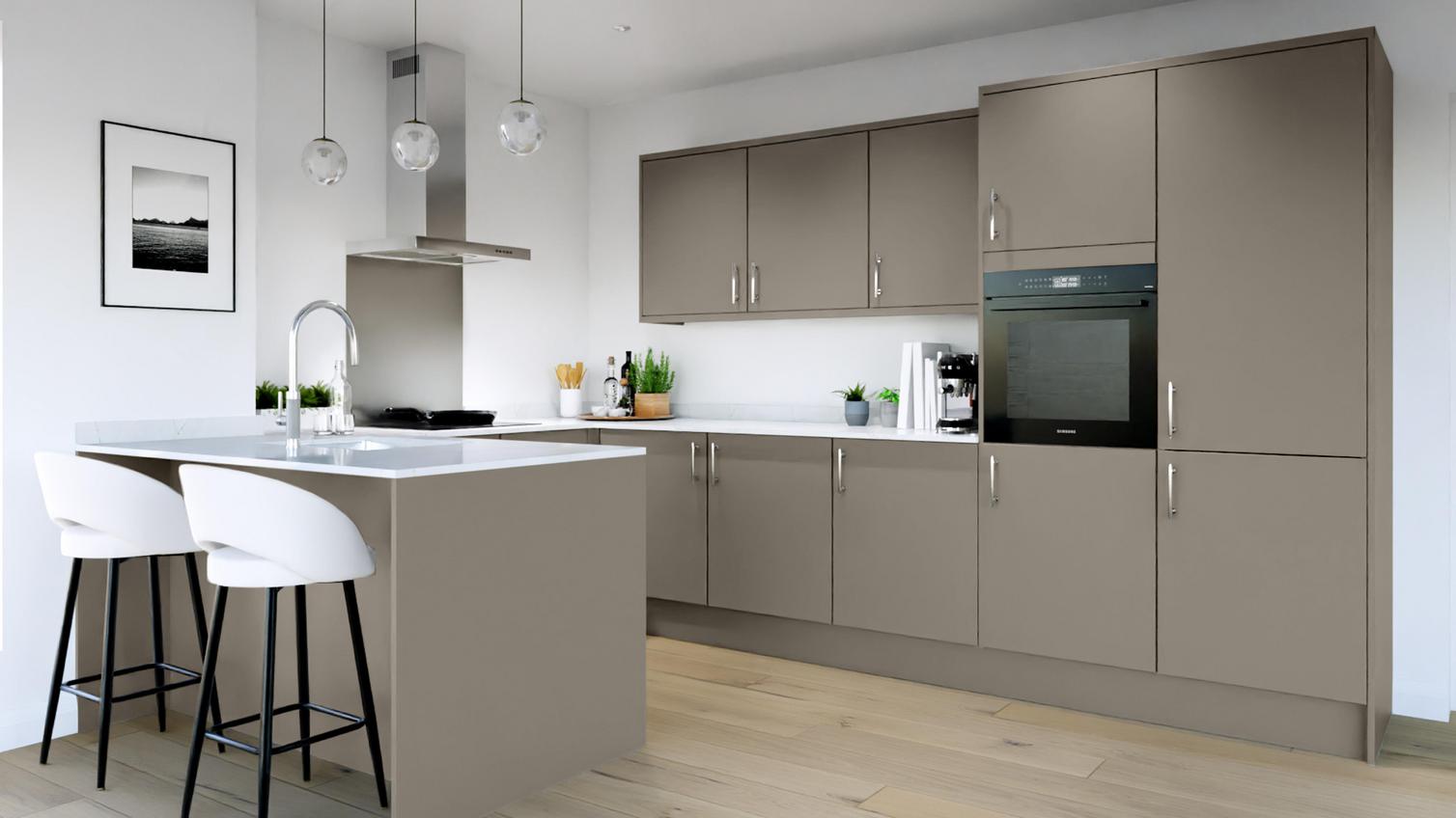 Hockley Super Matt Sand Grey Peninsula