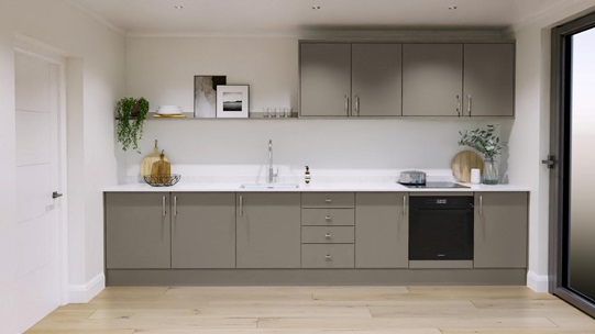 Hockley Super Matt Sand Grey Single Wall