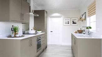 Hockley Super Matt Sand Grey InFrame Galley