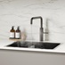 Hockley Textures White Stone Sink & Tap
