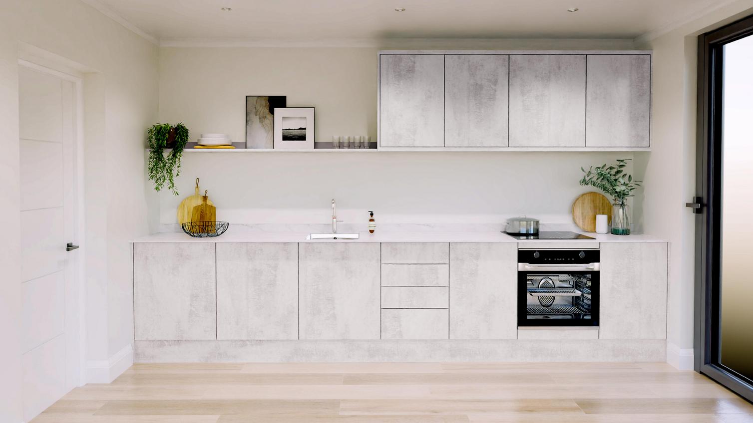 Hockley Textures White Stone Single Wall