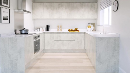 Hockley Textures White Stone UShape EKES 