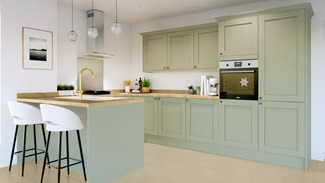 Halesworth Sage Green EKES Penisula