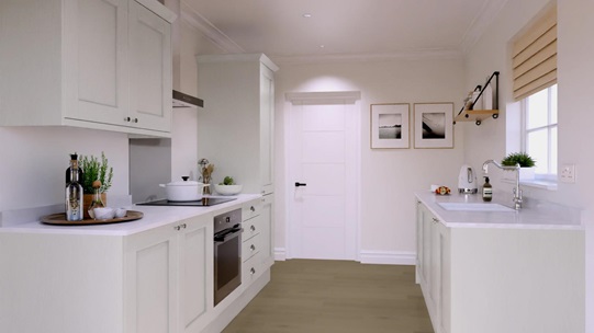 Halesworth Dove Grey EKES Galley