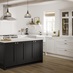 Halesworth Dove Grey Complete Kitchen Set and Charcoal Island