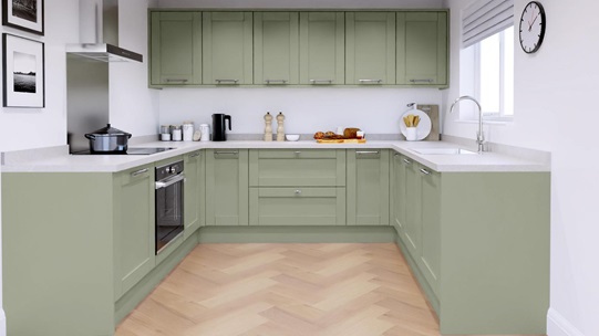 Halesworth Reed Green EKES U Shaped