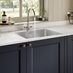 Bridgemere Navy Sink And tap