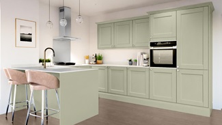 Bridgmere Sage Green EKES Set Shot Peninsula