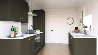 Ilfracombe Ash Green EKES SetShot Galley