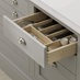 Ilfracombe Dove Grey Open CutleryDrawer