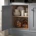 Ilfracombe DuskBlue & Linen Open Cabinet