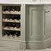 Ilfracombe Sage Green & Linen Wine Shelf