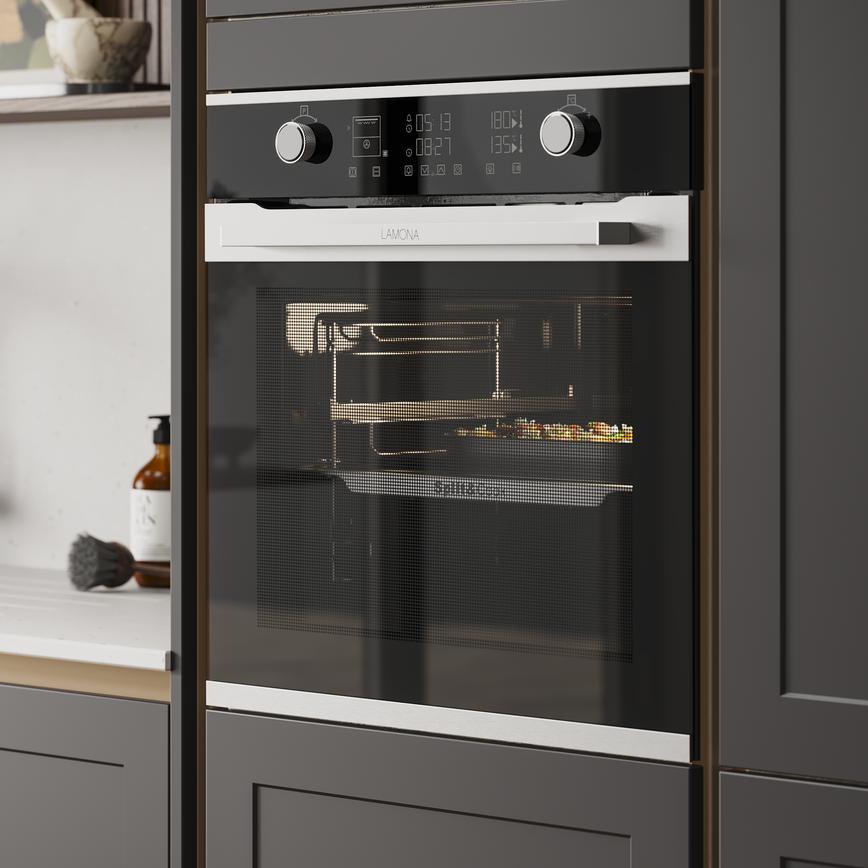 Frome Charcoal Handleless Appliances