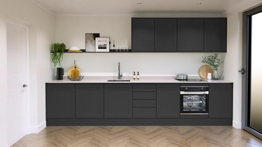 Frome Charcoal Handleless EKES SingleWall