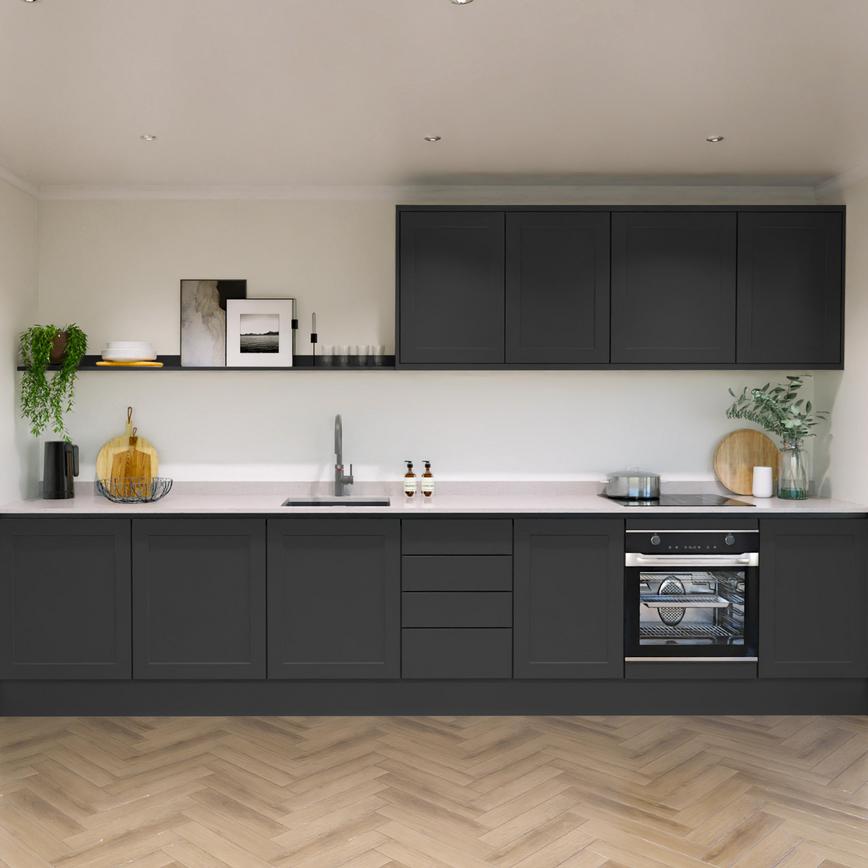 Frome Charcoal Handleless EKES SingleWall