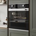 Frome Ash Green Handleless Lamona Split Cavity Oven