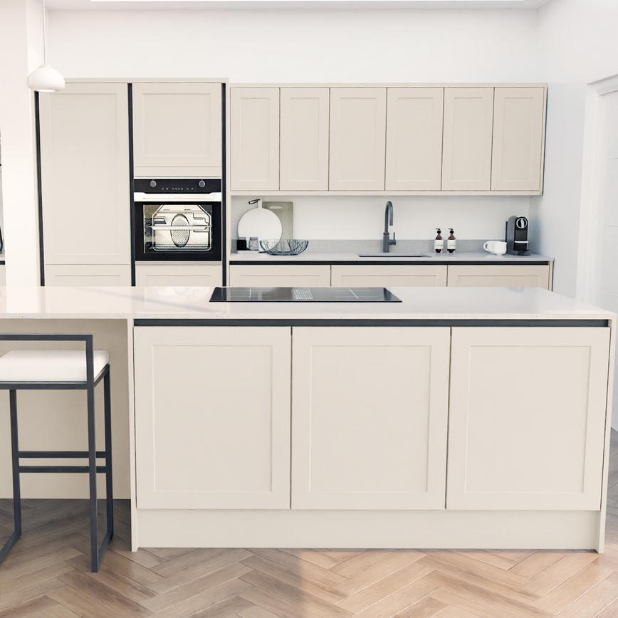 Frome Porcelain Handleless EKES Island