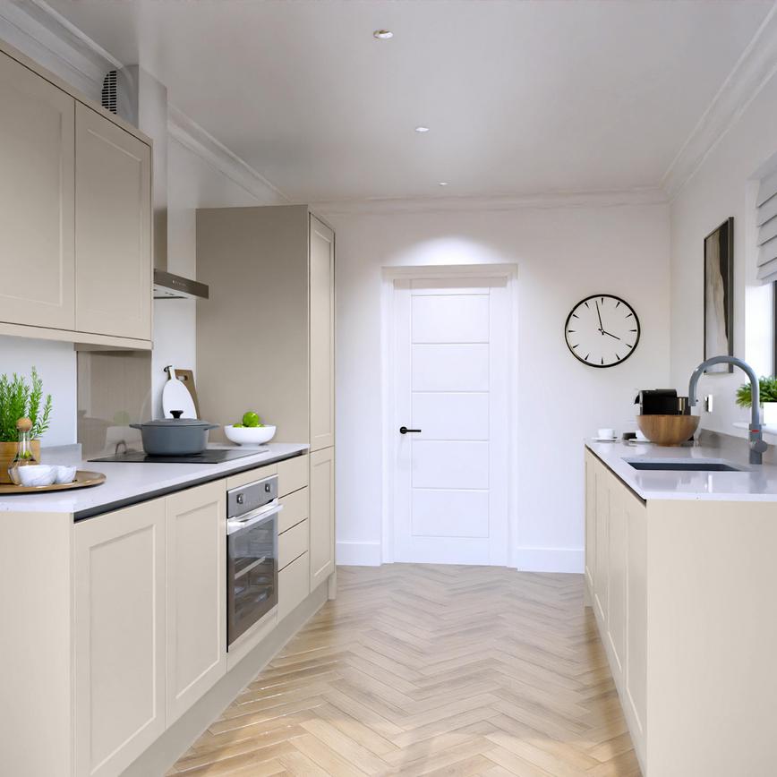 Frome Sandstone Handleless EKES Galley