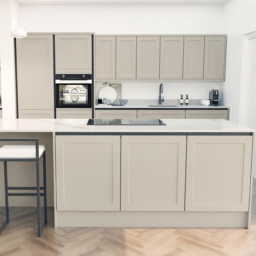 Frome Sandstone Handleless EKES Island