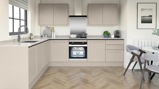 Frome Sandstone Handleless EKES LShaped