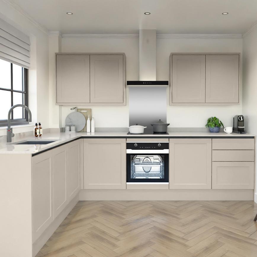 Frome Sandstone Handleless EKES LShaped