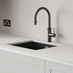 Frome Dove Grey Handleless Sink&Tap
