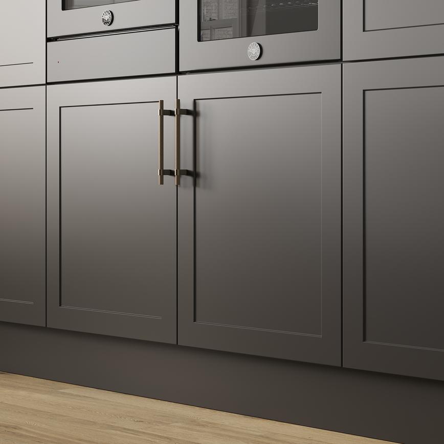 Frome Charcoal & Clerkenwell Matt Metallic Bronze Bank Of Frontals