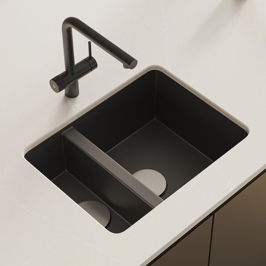 Frome Charcoal & Clerkenwell Matt Metallic Bronze Sink & Tap