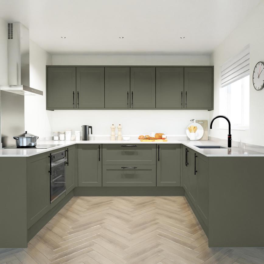 Frome Ash Green EKES Set Shot U-Shaped