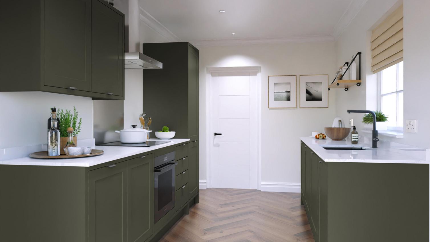 Frome Ash Green In Frame EKES Galley