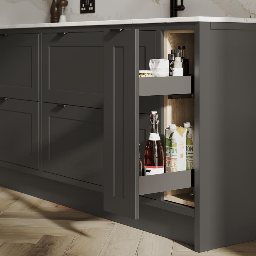 Frome Charcoal Inframe Base Storage
