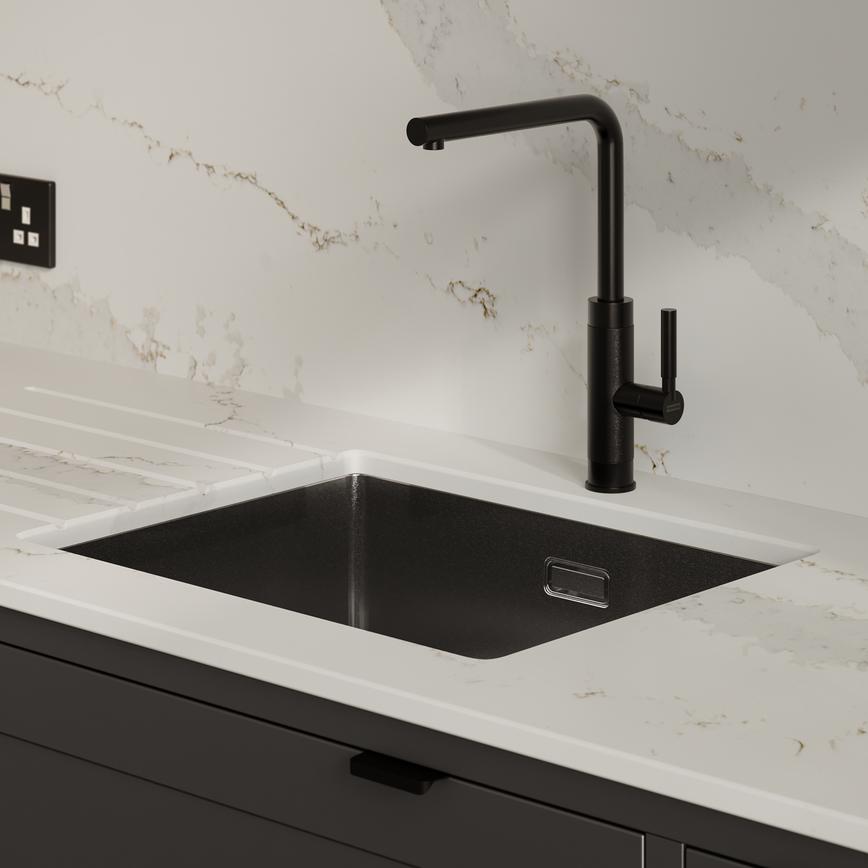 Frome Charcoal Inframe Sink & Tap 