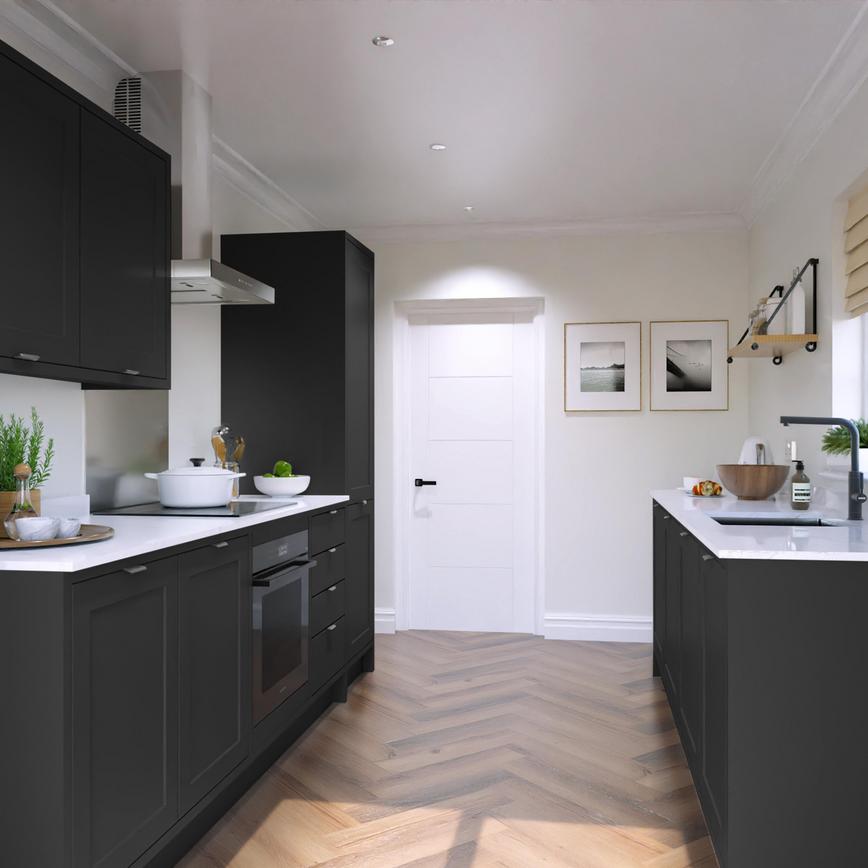 Frome Charcoal In Frame EKES Galley