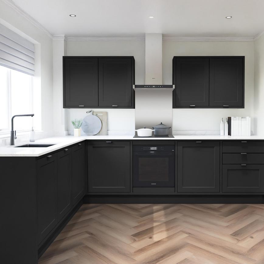 Frome Charcoal In Frame EKES LShaped