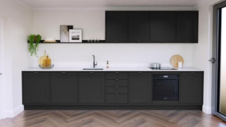 Frome Charcoal In Frame EKES Single Wall