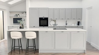 Frome Dove Grey In Frame EKES Island