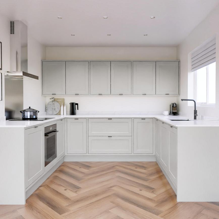 Frome Dove Grey In Frame EKES UShaped