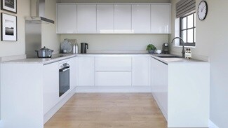 Winterton White Gloss Handleless EKES U Shaped