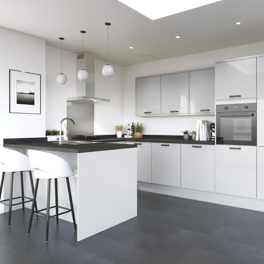 Winterton Dove Grey Gloss EKES Peninsula