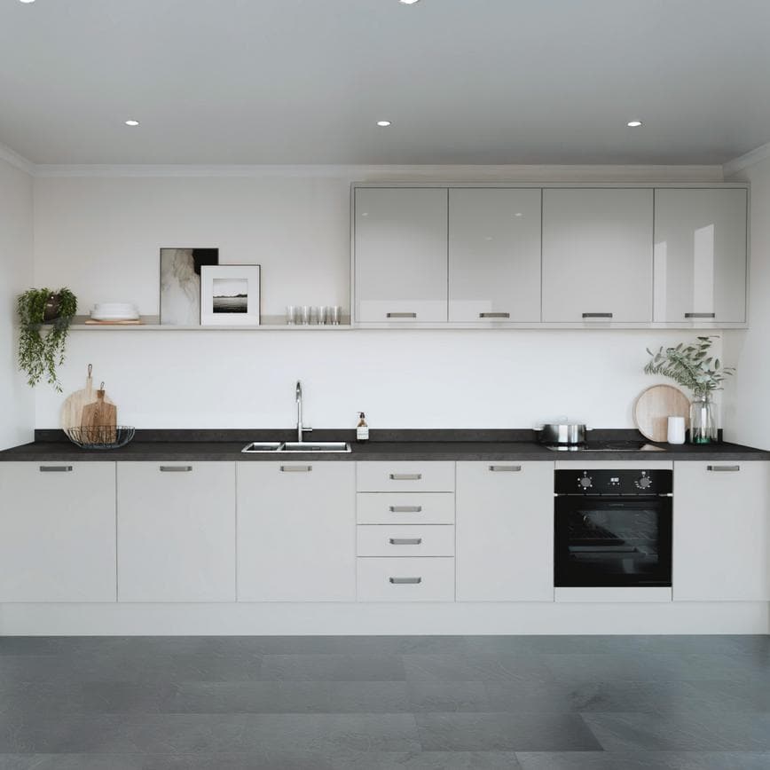 Winterton Dove Grey Gloss EKES Single Wall