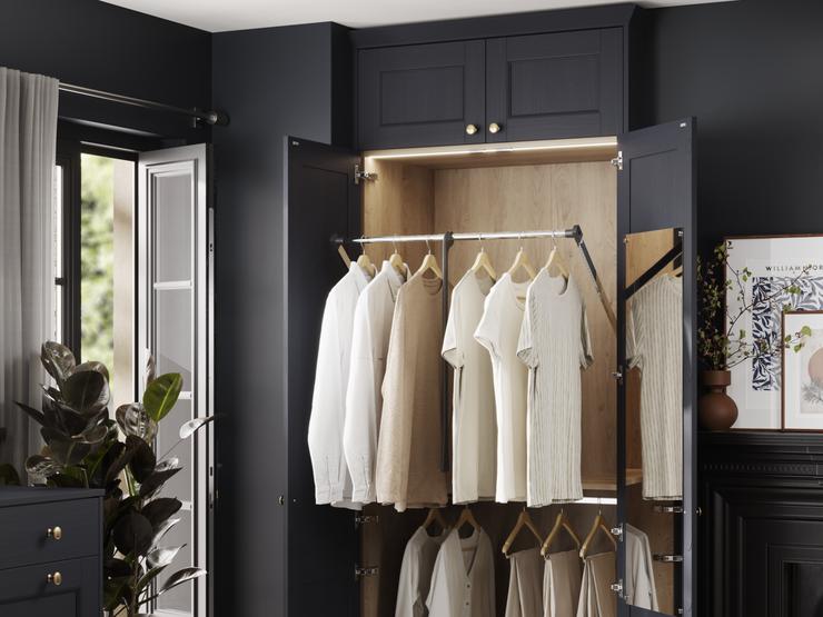 Bridgemere Navy Bedroom Warderobe