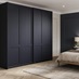 Halesworth Navy Sliding Wardrobe Door Closed