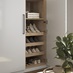Hockley Gloss Dove Grey Bedroom Internal Shelves and Shoes Storage