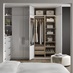 Hockley Gloss Bedroom Dove Grey Wardrobe