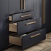 Hockley Super Matt Navy Bedroom Drawers